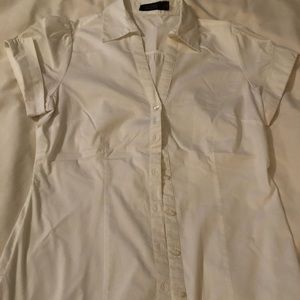Women’s Short Sleeve Button Down Blouse